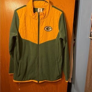 NFL Youth Team Apparel Jacket in Green and Gold